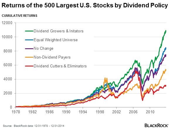 Large cap dividend returns